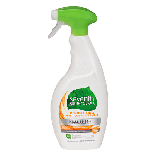 Seventh Generation Disinfecting Lemongrass Citrus Scent Multi-Surface Cleaner 26 oz