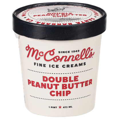 McConnell's Fine Ice Creams Double Peanut Butter Chip Ice Cream 1 pt