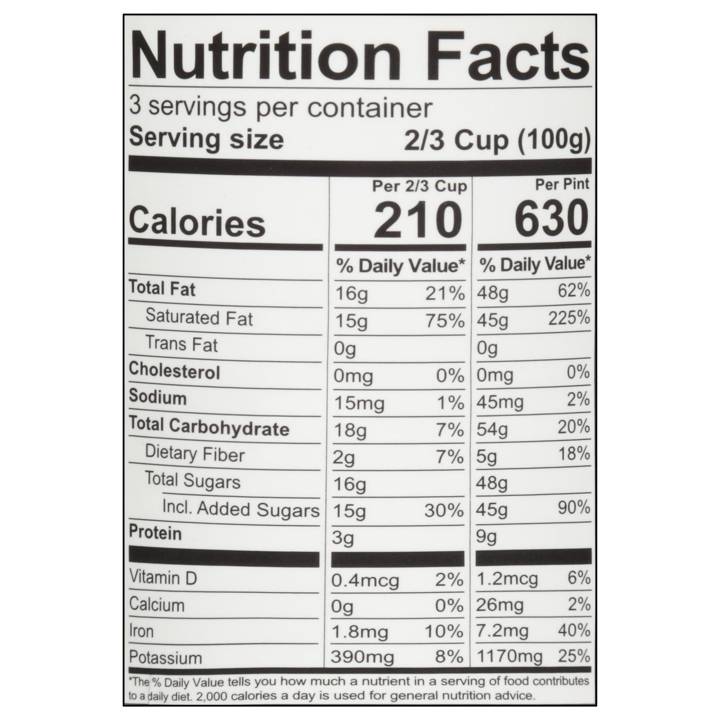 Fronen Dairy Free Chocolate Frozen Dessert 1 pt