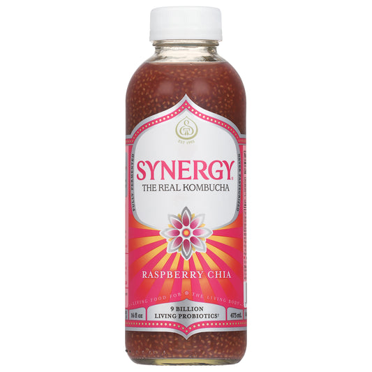 Synergy Raspberry Chia Kombucha 16 fl oz