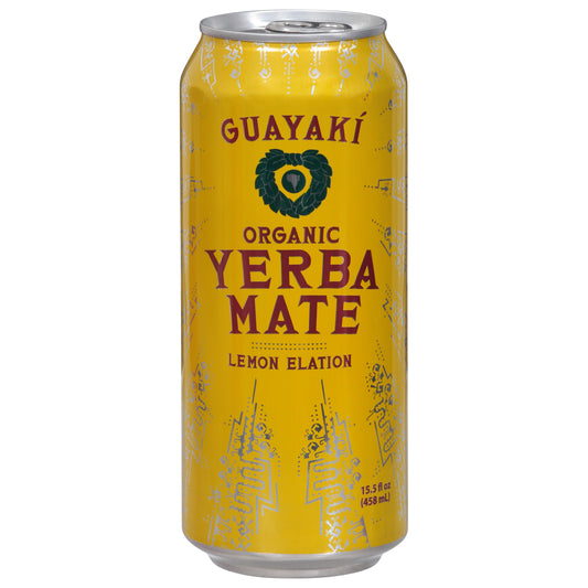 Guayaki Organic Lemon Elation Yerba Mate 15.5 fl oz