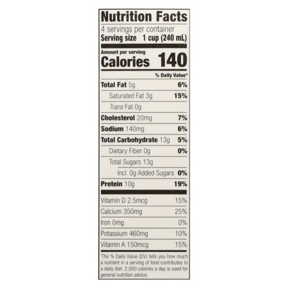 Clover Sonoma Pasture Raised 2% Reduced Fat Organic Milk 1 qt