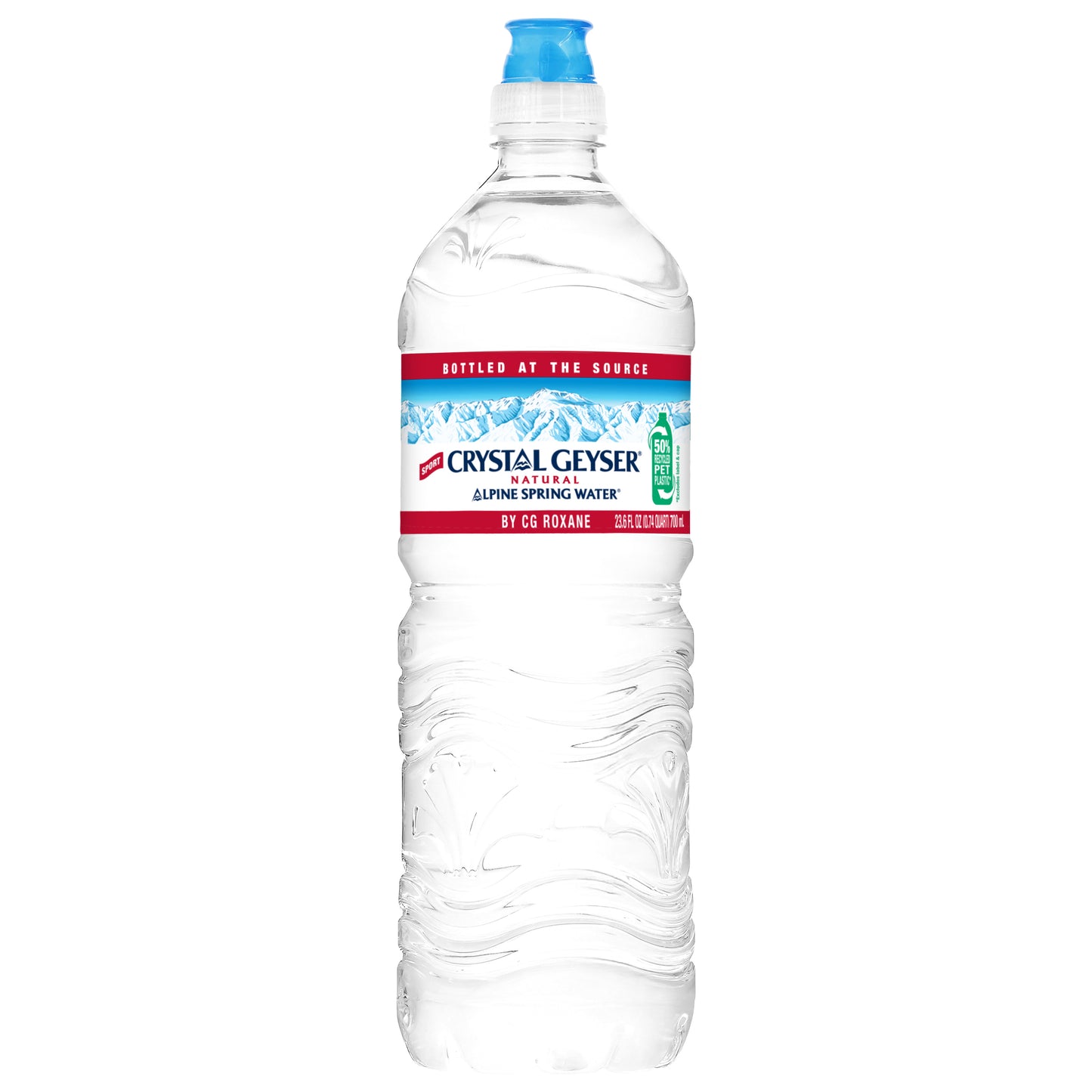 Crystal Geyser Alpine Spring Water 23.6 fl oz Bottle