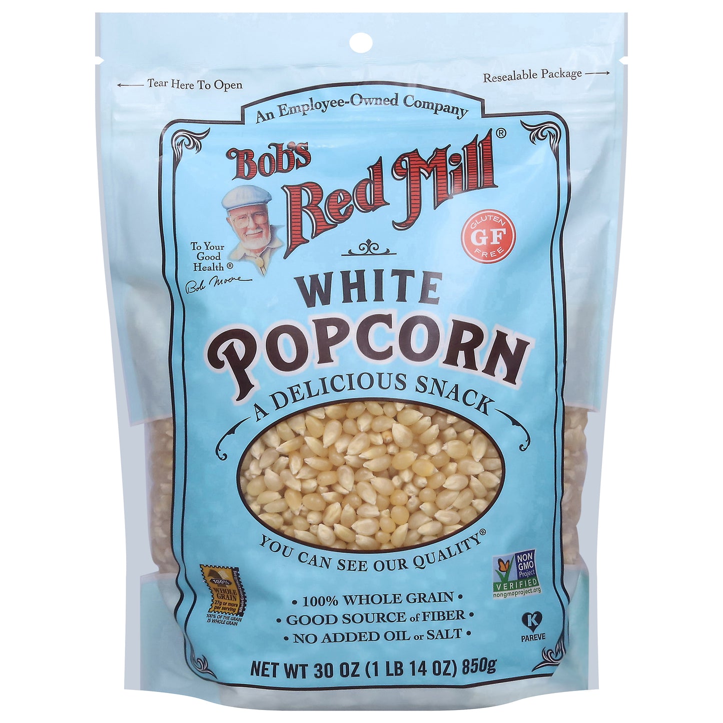 Bob's Red Mill White Popcorn 30 oz