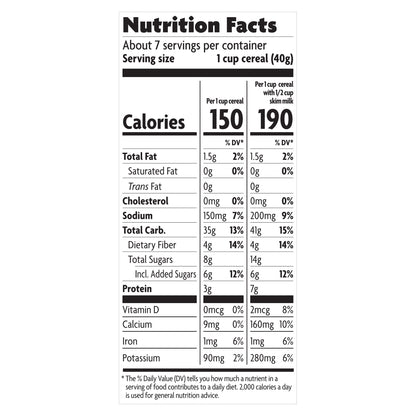 Nature's Path Organic Crunchy Sunrise Cinnamon Cereal 10oz Box