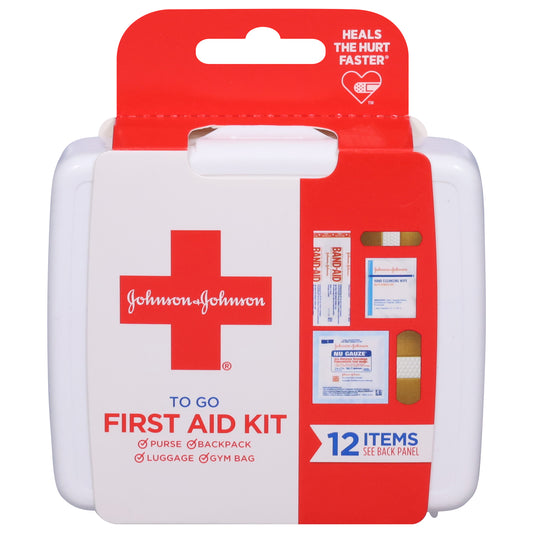 Johnson & Johnson First Aid Kit 12 ea