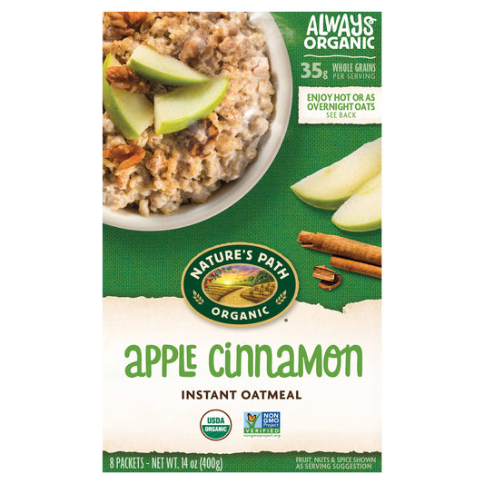 Nature's Path Organic Apple Cinnamon Oatmeal 14oz Box
