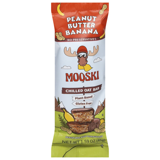 Mooski Chilled Peanut Butter Banana Oat Bar 1.59 oz