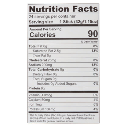 Chomps Zero Sugar Mild Original Meat Sticks 1.15 oz