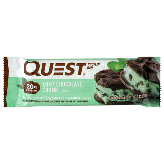 Quest Milk Chocolate Chunk Flavor Protein Bar 2.12 oz