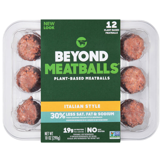 Beyond Meatballs Plant-Based Italian Style Meatballs 12 ea
