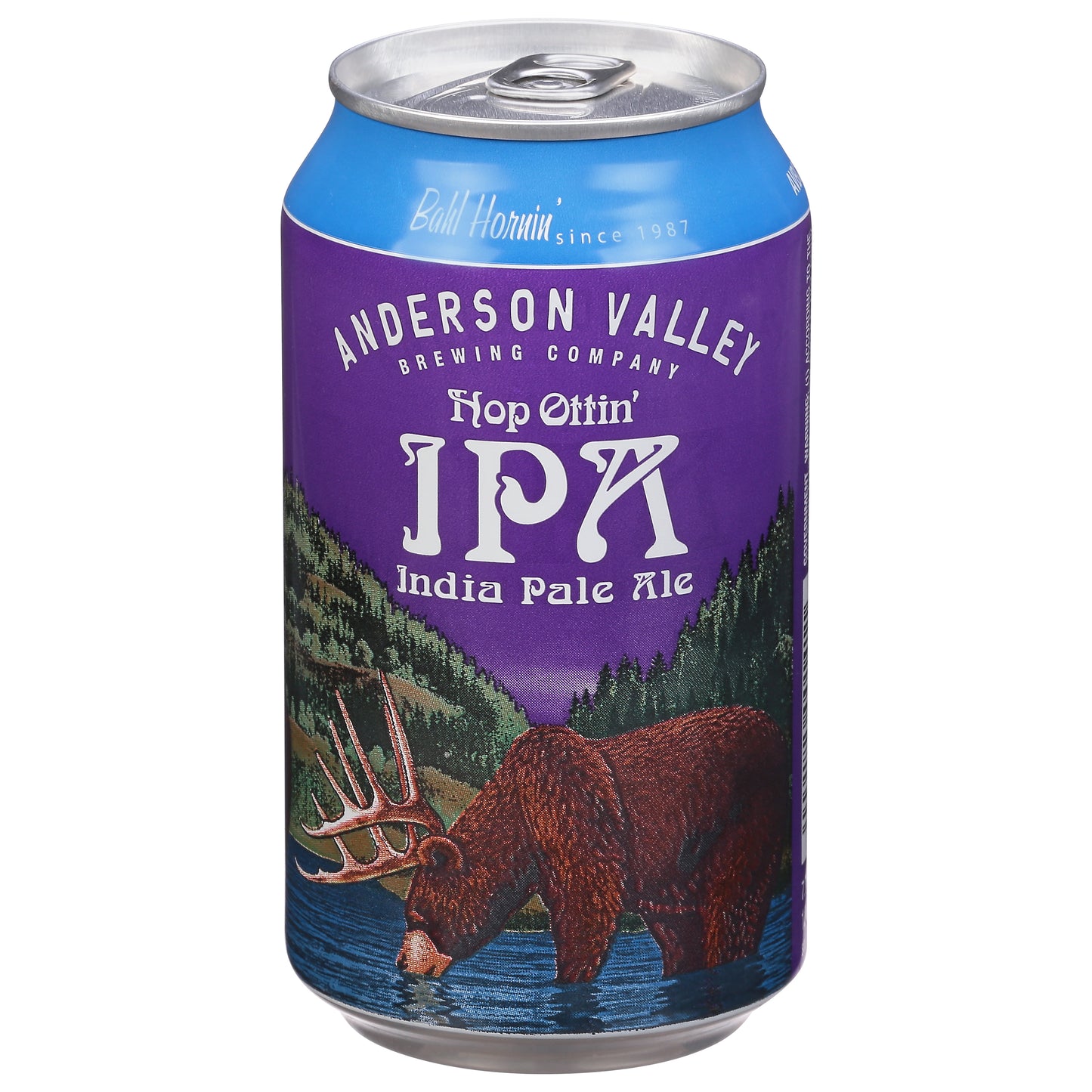 Anderson Valley Hop Ottin' IPA Beer 12 fl oz Can