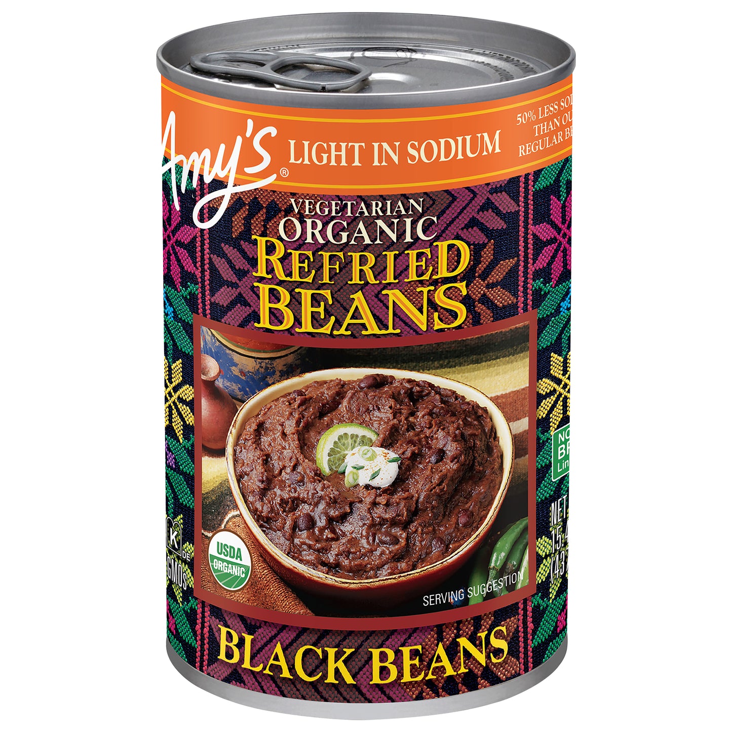 Light in Sodium Refried Black Beans