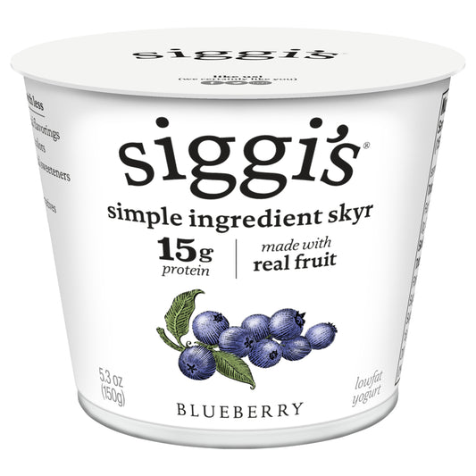 siggi’s Blueberry Icelandic-Style Lowfat Yogurt, 5.3 oz