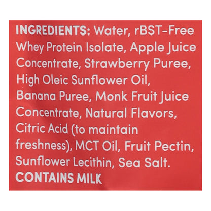 Designer Wellness Strawberry Banana Protein Smoothie 4.2 oz