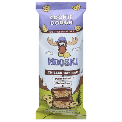 Mooski Chilled Cookie Dough Oat Bar 1.59 oz