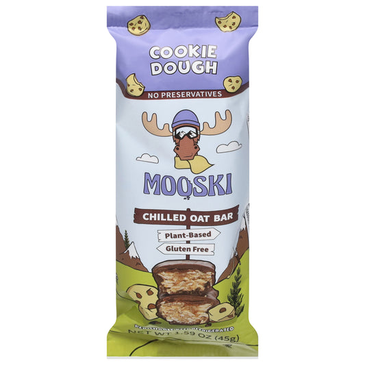 Mooski Chilled Cookie Dough Oat Bar 1.59 oz