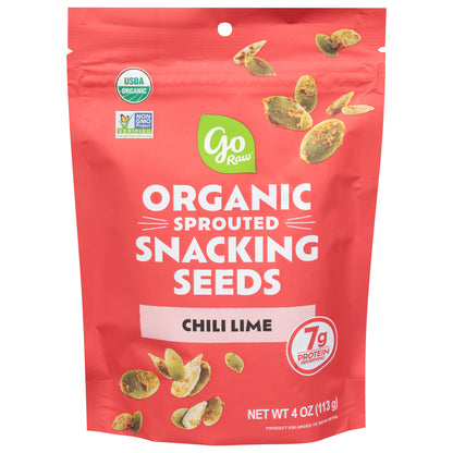 Go Raw Sprouted Organic Chili Lime Snacking Seeds 4 oz