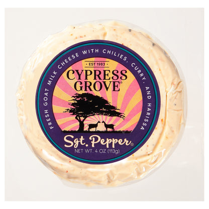 Cypress Grove Sgt. Pepper Fresh Goat Milk Cheese 4 oz