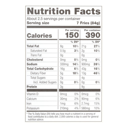 Dr. Praeger's Gluten Free Cauliflower Broccoli Veggie Fries 8 oz