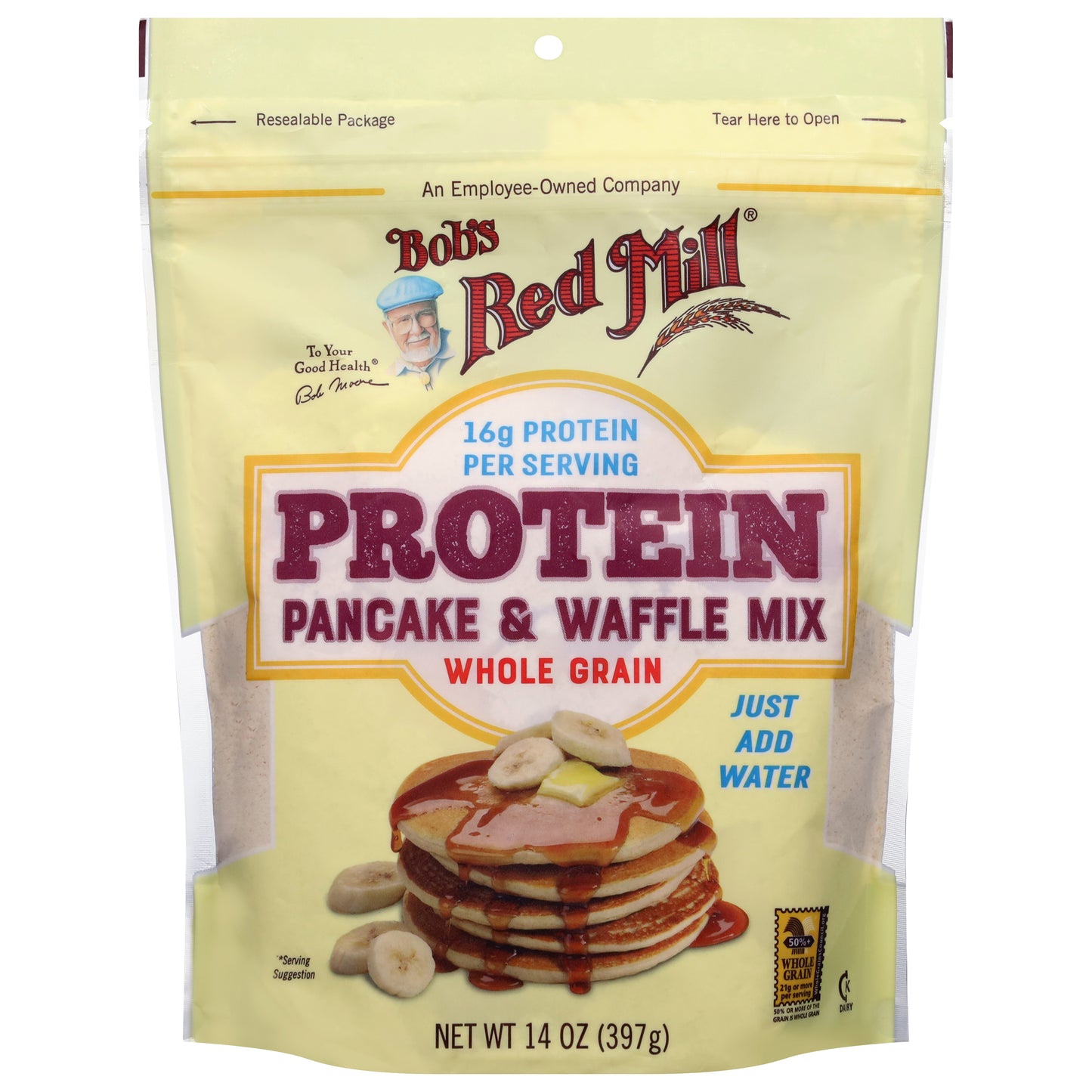 Bob's Red Mill Protein Whole Grain Pancake & Waffle Mix 14 oz