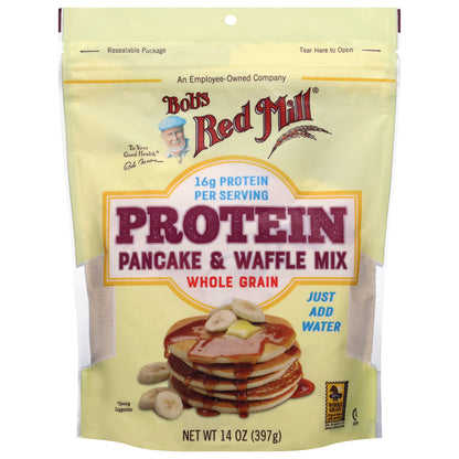 Bob's Red Mill Protein Whole Grain Pancake & Waffle Mix 14 oz