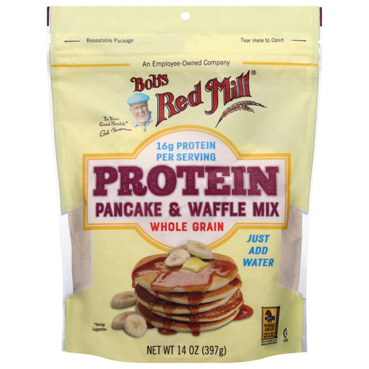 Bob's Red Mill Protein Whole Grain Pancake & Waffle Mix 14 oz