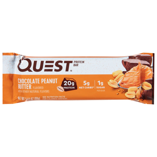 Quest Chocolate Peanut Butter Protein Bar 2.12 oz