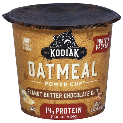 Kodiak Power Cup Peanut Butter Chocolate Chip Oatmeal 2.12 oz
