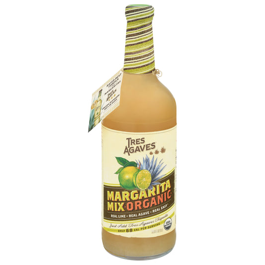 Tres Agaves Organic Real Lime Margarita Mix 33.8 fl oz
