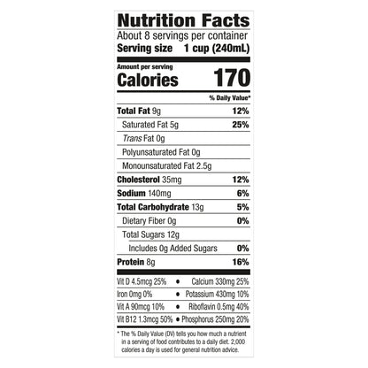 Horizon Organic Whole High Vitamin D Milk, Half Gallon