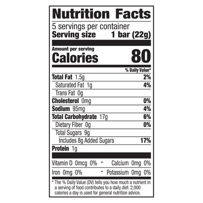 Annie's Organic Original Crispy Snack Bars, Gluten Free, 3.9 oz, 5 ct.