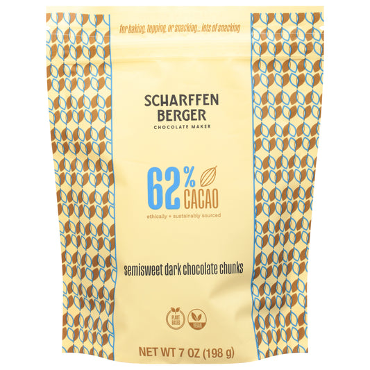 Scharffen Berger Semisweet Dark Chocolate Chunks Chocolate Maker 7 oz
