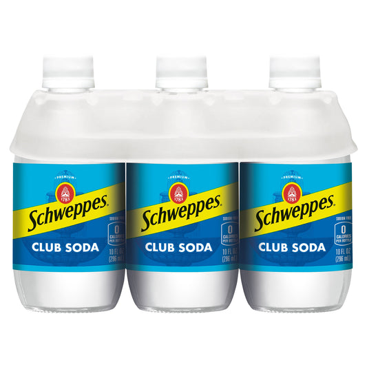 Schweppes Club Soda 6-10 fl oz