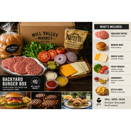 Family Backyard Burger Cookout Box - Feeds 4-6