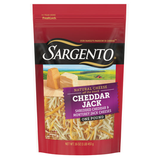Sargento® Shredded Cheddar Jack Natural Cheese, 16 oz.