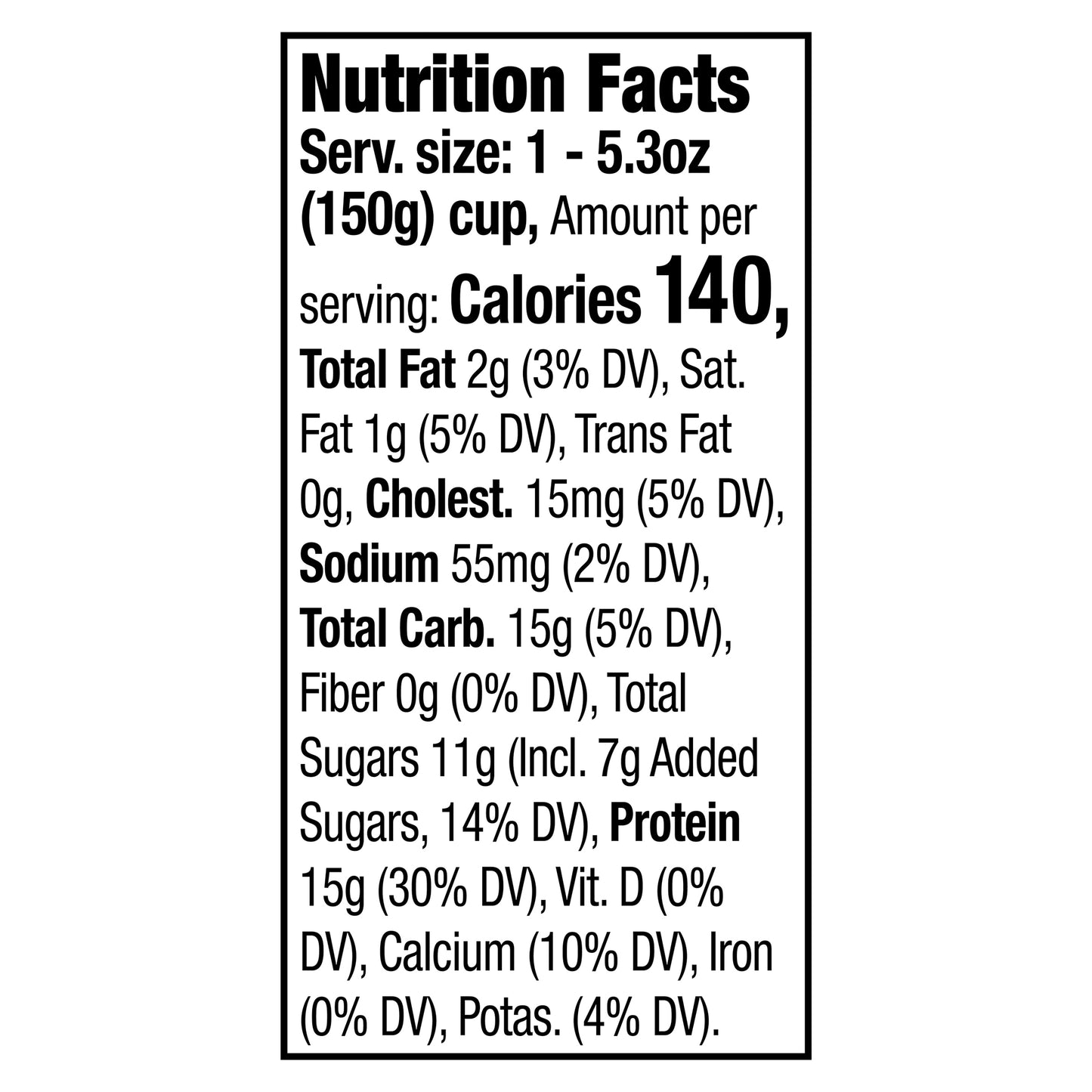 siggi’s Blueberry Icelandic-Style Lowfat Yogurt, 5.3 oz