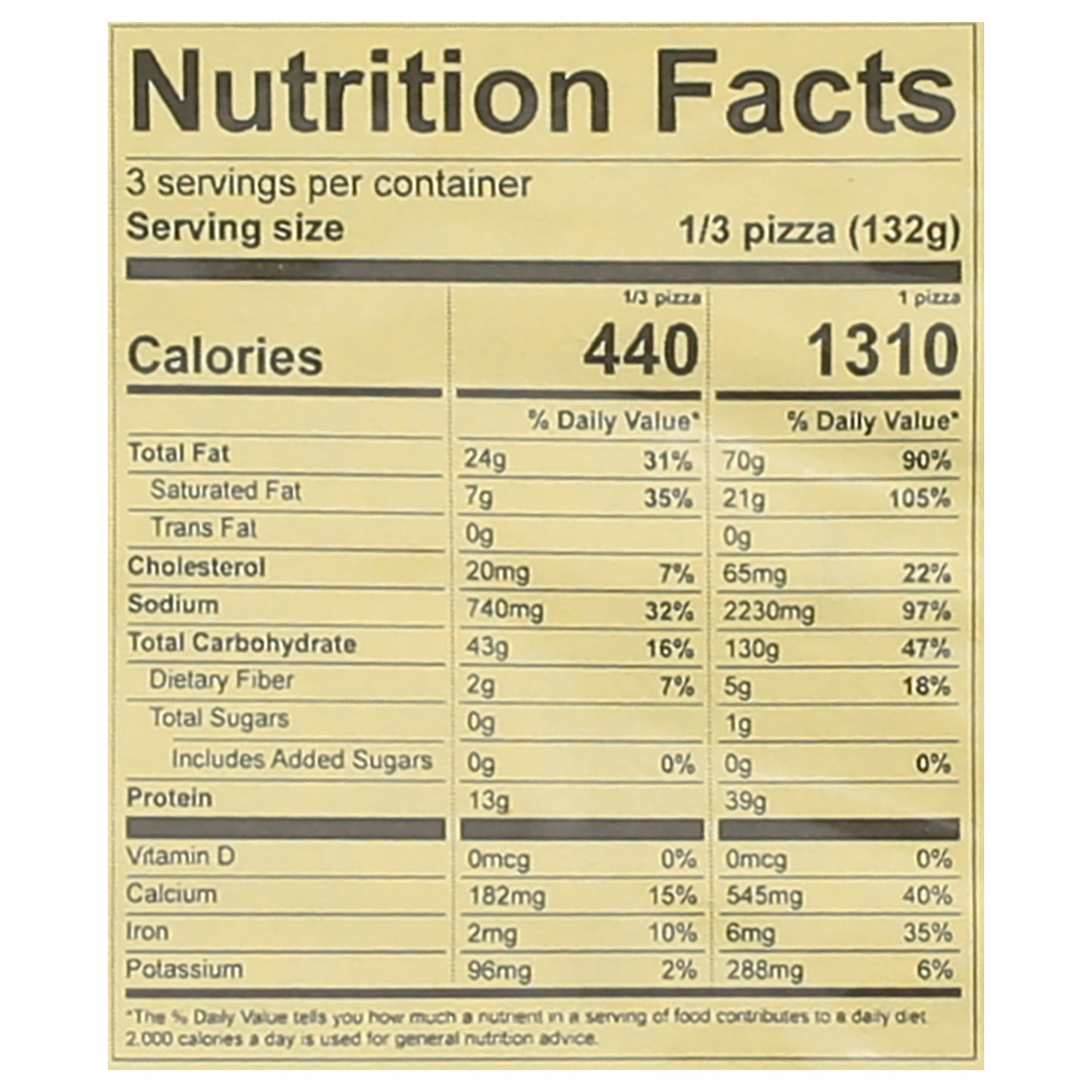 Vicolo Corn Meal Crust Pesto Margherita Pizza 14.0 oz