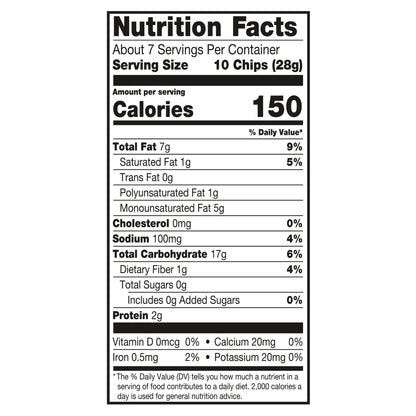 Late July Organic Dippers Sea Salt Tortilla Chips 7.4 oz