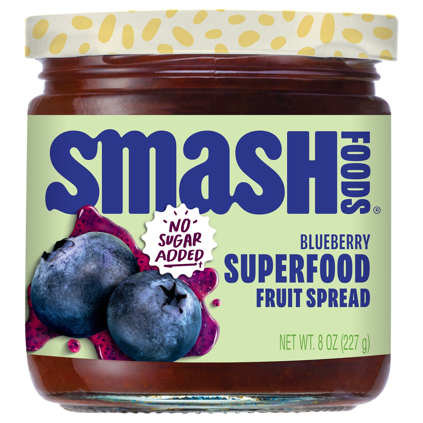 Smash Blueberry Superfood Fruit Spread