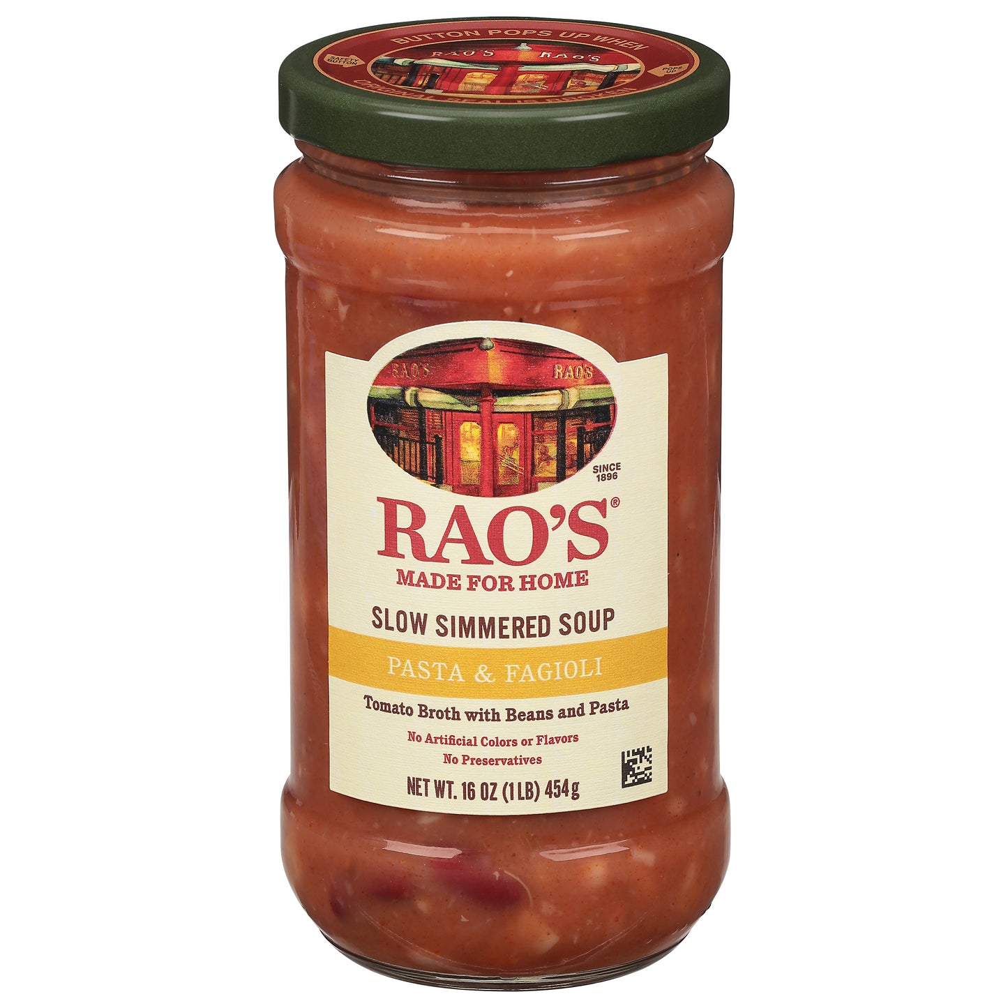 Rao's Italian Style Slow Simmered Pasta & Fagioli Soup 16 oz