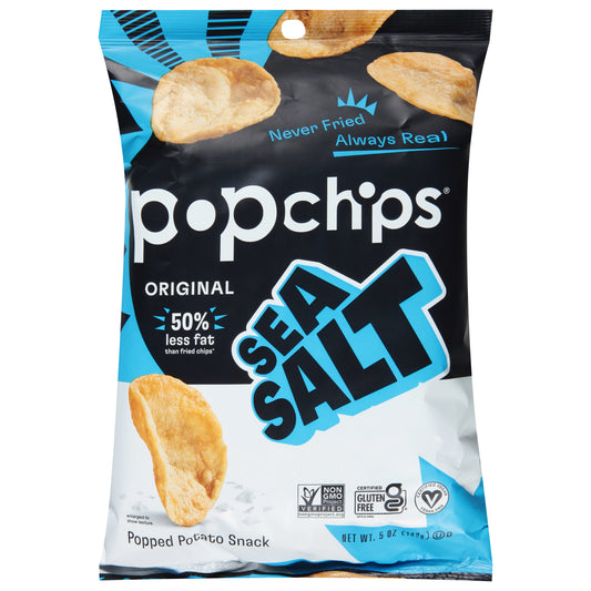 Popchips Original Sea Salt Popped Potato Snack 5 oz