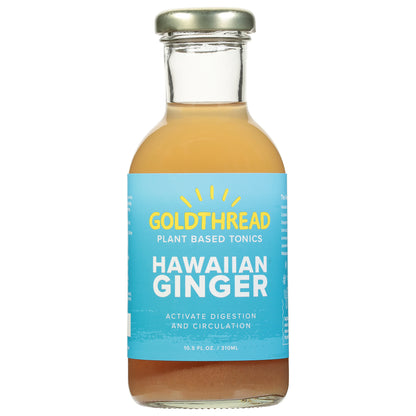 Goldthread Hawaiian Ginger Plant Based Tonics 10.5 fl oz