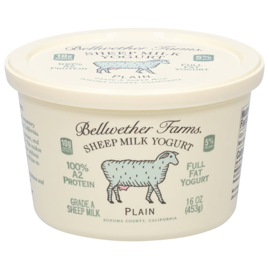 Bellwether Farms Full Fat Sheep Milk Plain Yogurt 16 oz