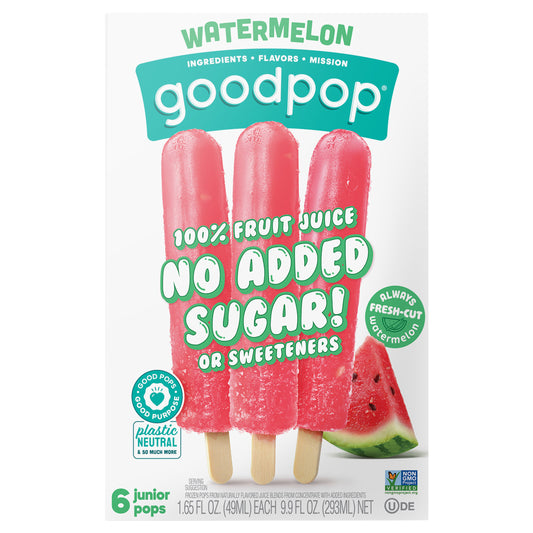 Watermelon Agave Frozen Fruit Bars, 4 Ct