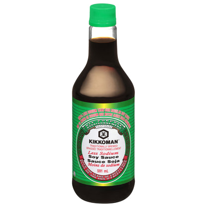Kikkoman Less Sodium Soy Sauce 591 ml