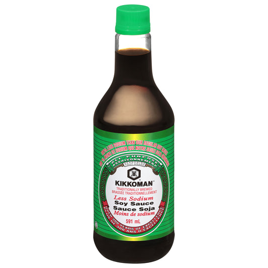 Kikkoman Less Sodium Soy Sauce 591 ml