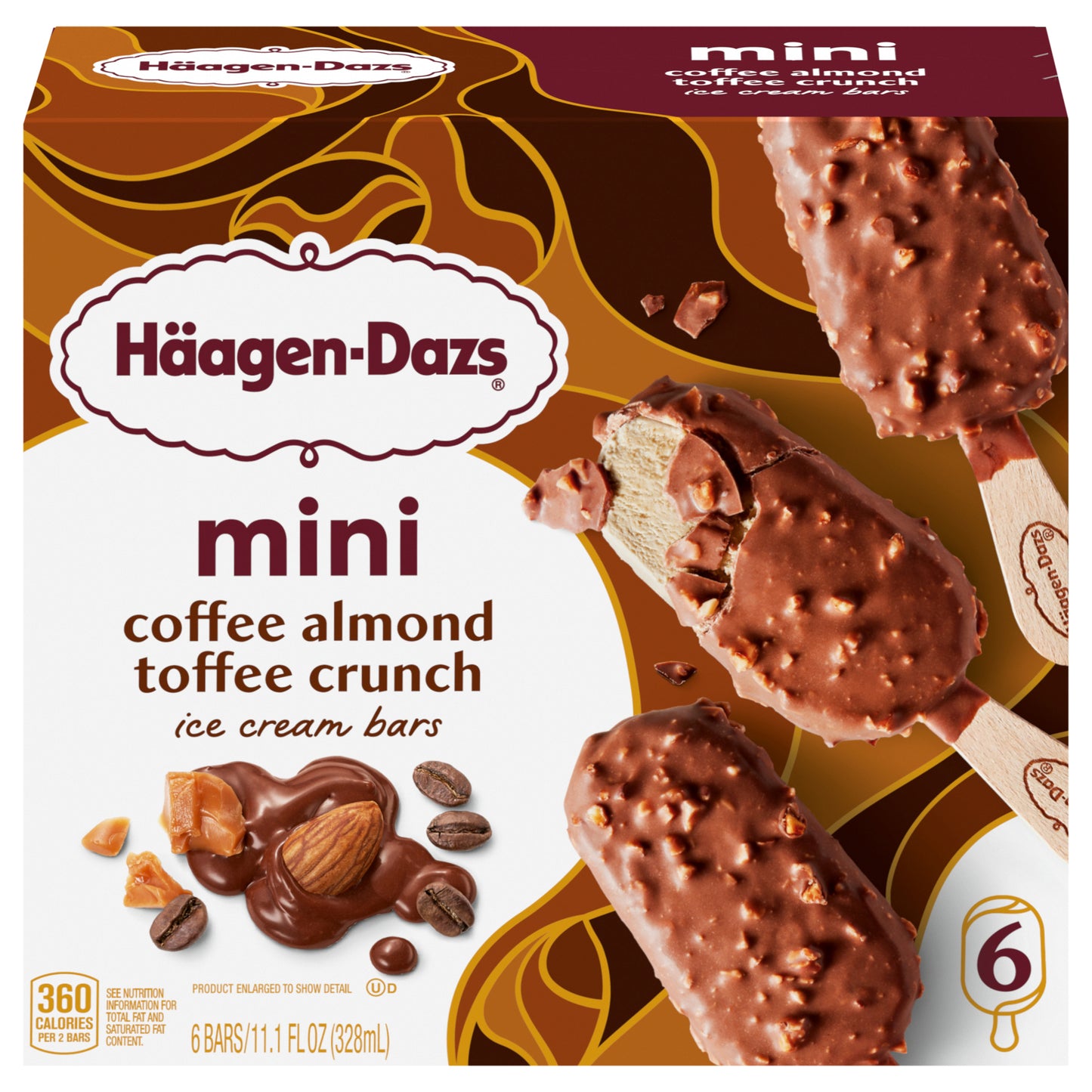 Haagen Dazs® Coffee Almond Crunch Mini Ice Cream Bars