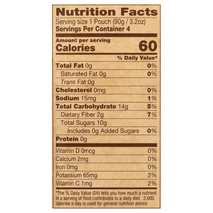 North Coast Organic Cinnamon Applesauce 4 - 3.2 oz Pouches