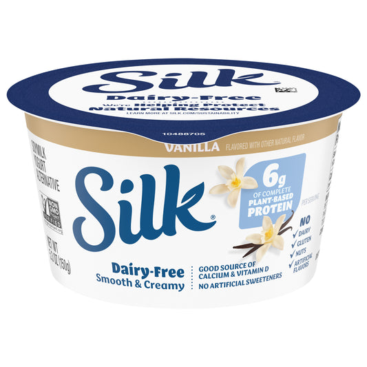 Silk Vanilla Soy Milk Yogurt Alternative, 5.3 Oz.